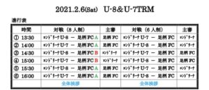 U8.7足柄FC交流戦2.6